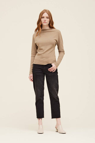WAFFLE KNIT LONG SLEEVE