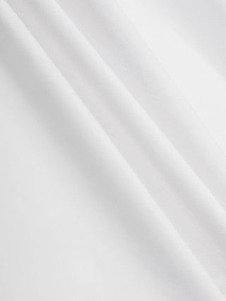 White Back Pleated Short Shirt