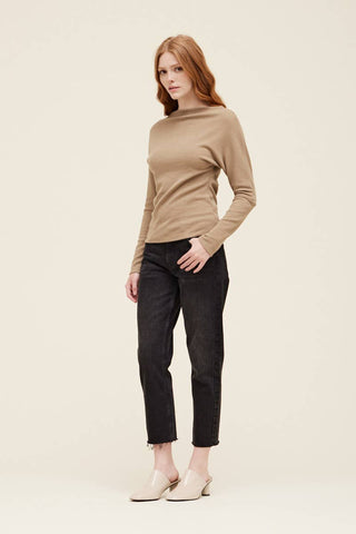 WAFFLE KNIT LONG SLEEVE