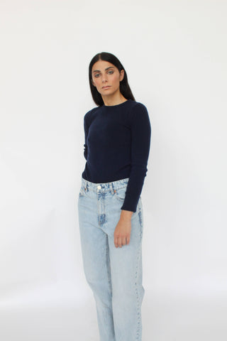 Basic crewneck in Cashmere blend