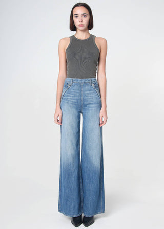 Dina High Waisted Wide Jeans - San Diego