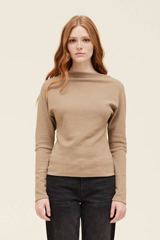 WAFFLE KNIT LONG SLEEVE