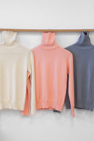Indigo Turtleneck Sweater