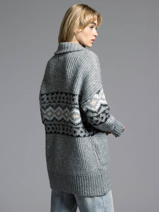 Shawl Lapel Cardigan - NORDIC STYLE