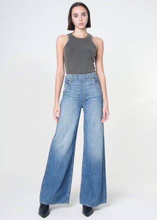 Dina High Waisted Wide Jeans - San Diego