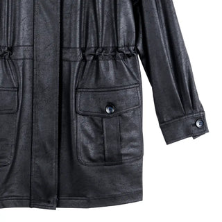 Drawstring Waist Utility Jacket
