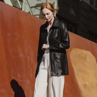 Drawstring Waist Utility Jacket