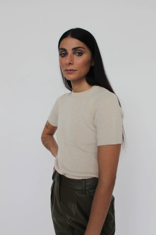 Cashmere blend knit T-Shirt