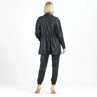 Drawstring Waist Utility Jacket