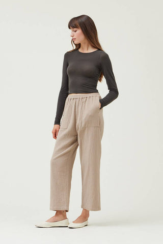 JERSEY CROP LONG SLEEVES BASIC TOP