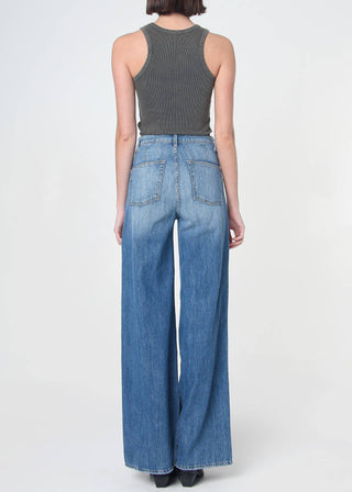 Dina High Waisted Wide Jeans - San Diego