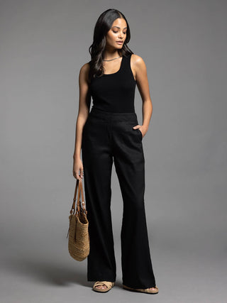 Scoop Neck Ribbed Tank Top